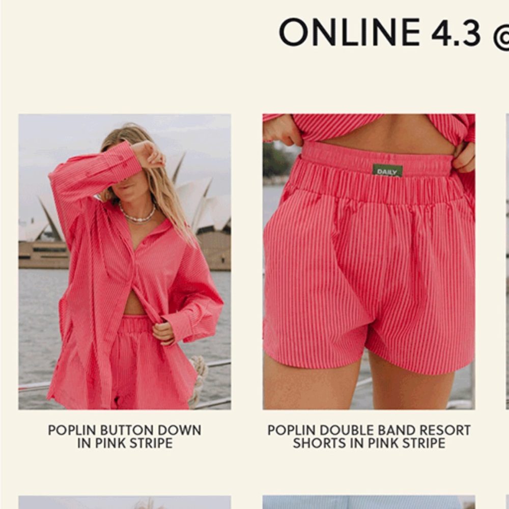 Aussie Stripes Daily Drills Set XS/S